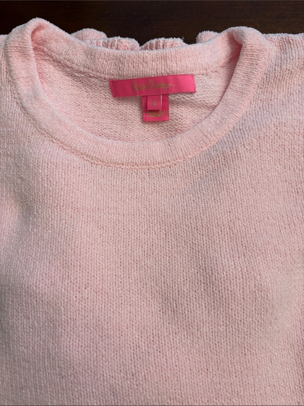 Lilly Pulitzer Pale Pink Crewneck Sweater